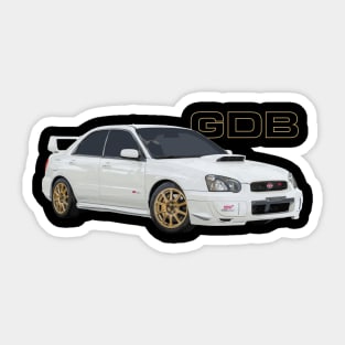 Impreza WRX STi GDB Hawkeye Version 8 Sticker